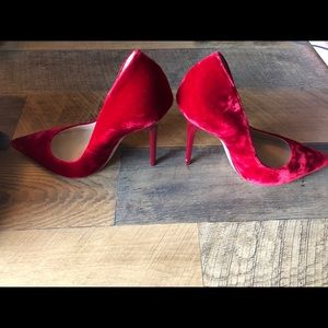 Jimmy Choo Velvet Heels